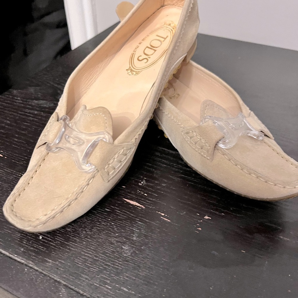 Tod’s beige loafers like new size 36 1/2